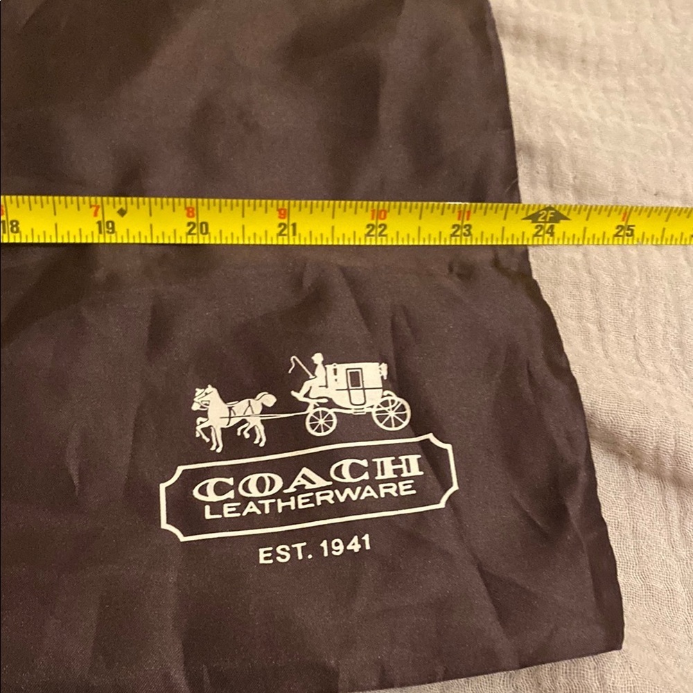 Coach Dark Brown Drawstring Bag - Picture 4 of 5